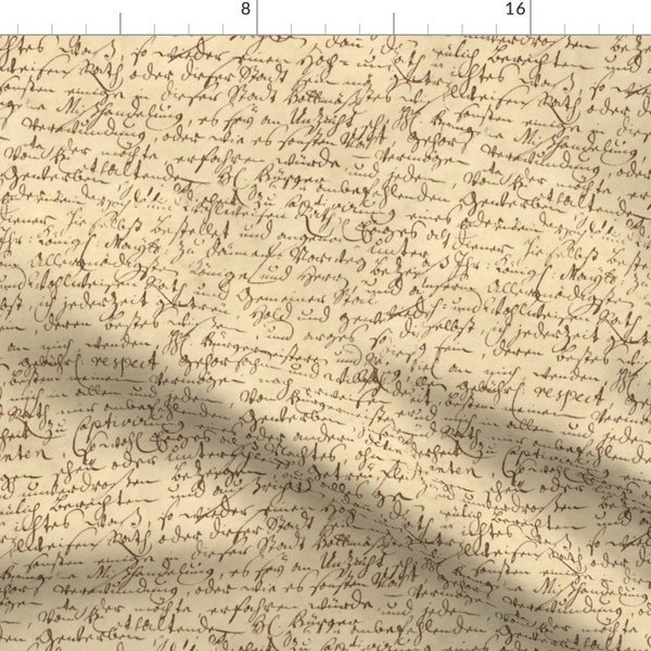 Parchment Cotton Fabric Etsy