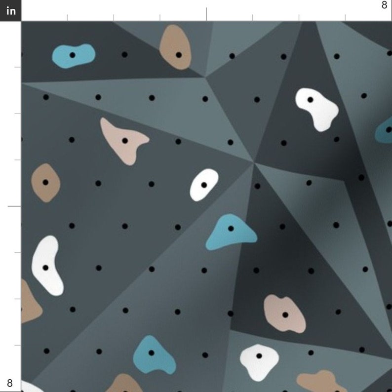 Rock Climbing Fabric Climbing Boulders by Littlesmilemakers Etsy