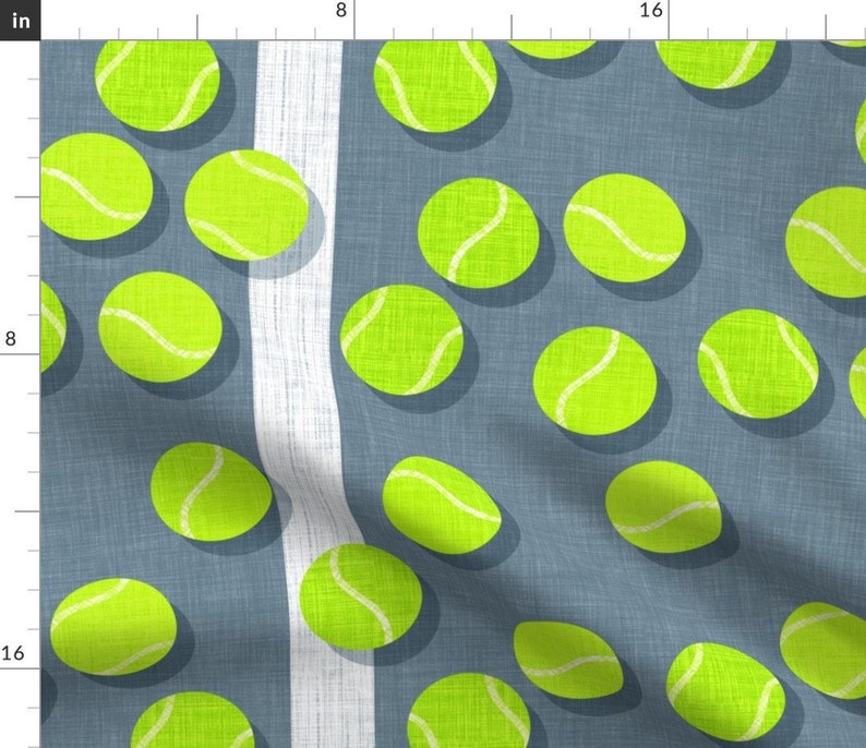 Tennis Fabric Balls by Spellstone Tennis Ball Sport Summer Etsy