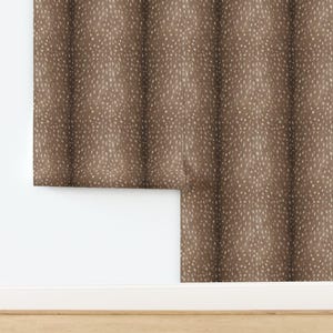 Deer Wallpaper - Silky Faux Deer Hide By Thinlinetextiles - Country Rustic Chic Axis Removable Self Adhesive Wallpaper Roll by Spoonflower image 4