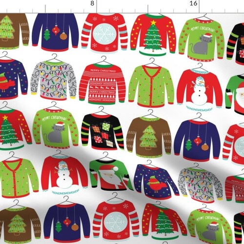 Ugly Sweater Fabric Ugly Christmas 