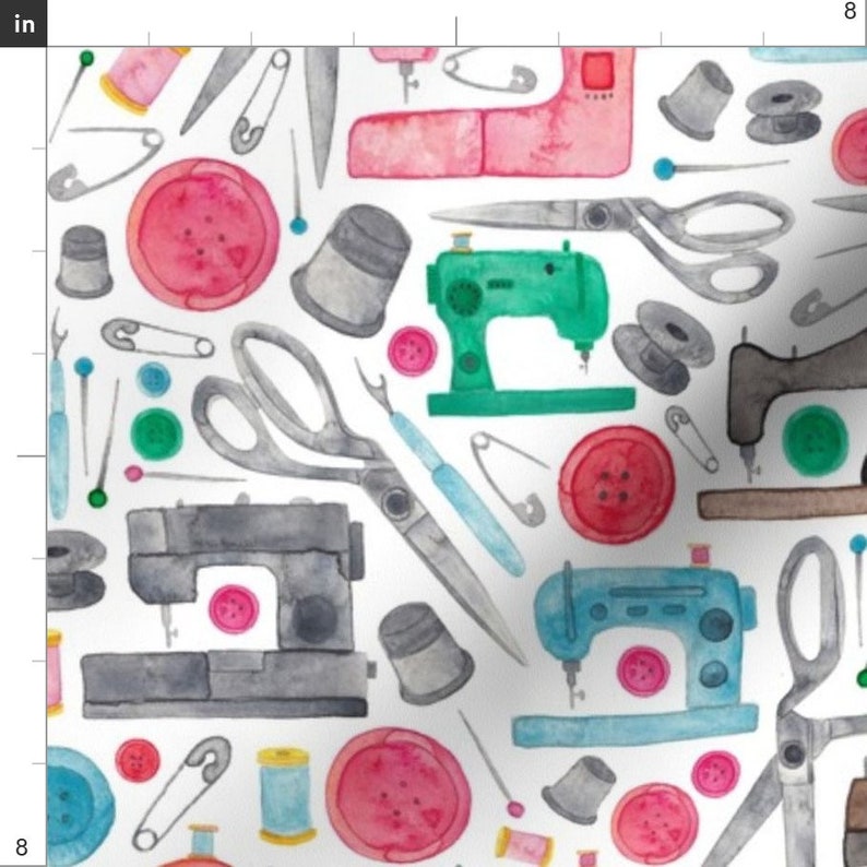 Sewing Notions Fabric Sewing Pattern by Elena O'neill Etsy