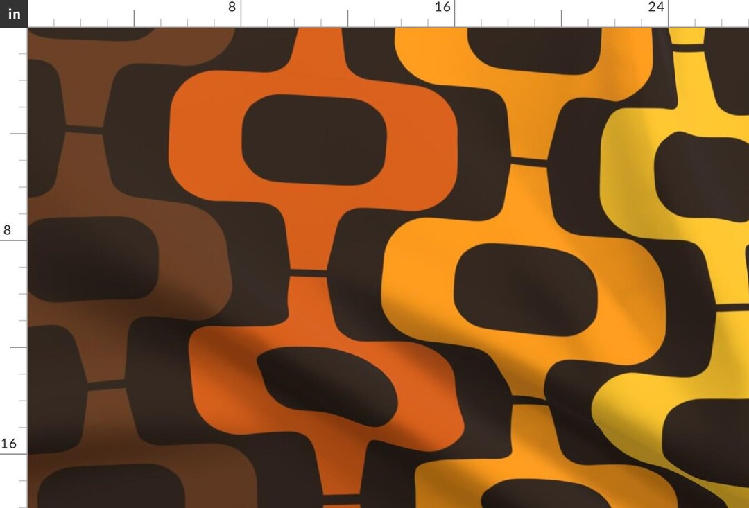 アンティーク雑貨 MAC Super Vintage Fabric 70s Vintage Fabric, 70s Fabric Unused by St Michael, Retro