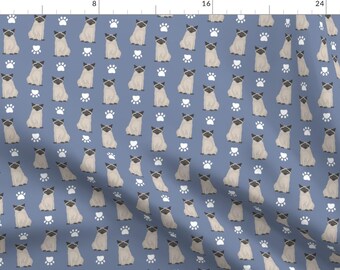 Tissu Michael Miller Bling Kitty - Chats Siamois Roses Sur Fond Marine - 1 Yard (58" De Large)