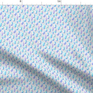 Rainbow Gemstones Fabric - Iridescent Rainbow Crystals - Tiny Print By Micklyn - Crystal Gems Cotton Fabric By The Yard With Spoonflower