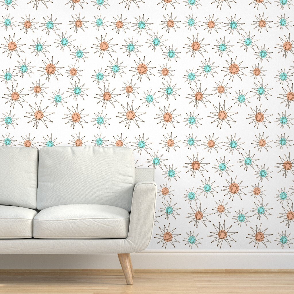 Starburst Wallpaper Starburst Pattern Ii by Hot4tees - Etsy