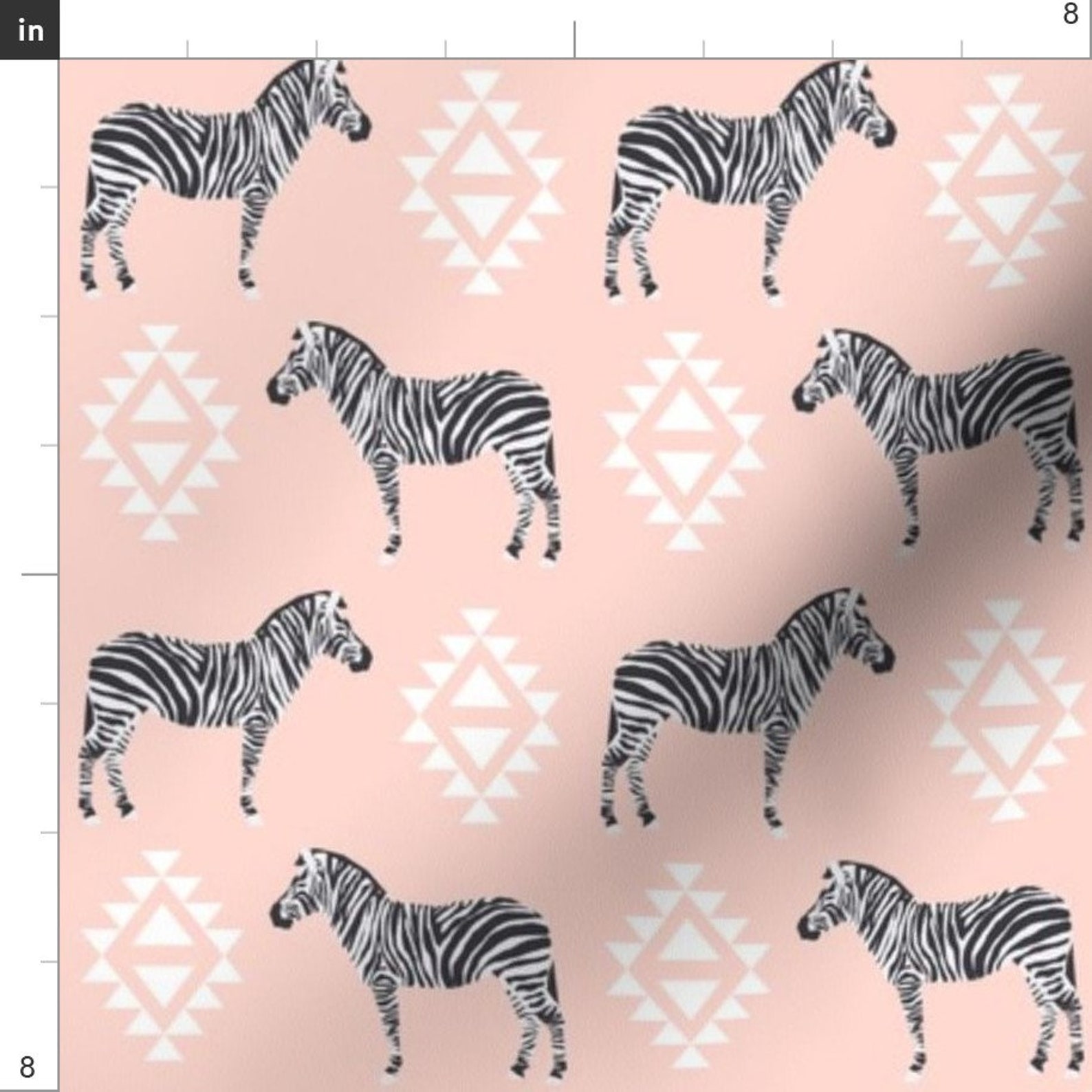 Blush Zebra Fabric Zebra Fabric Safari Animals Nursery Baby Etsy Canada