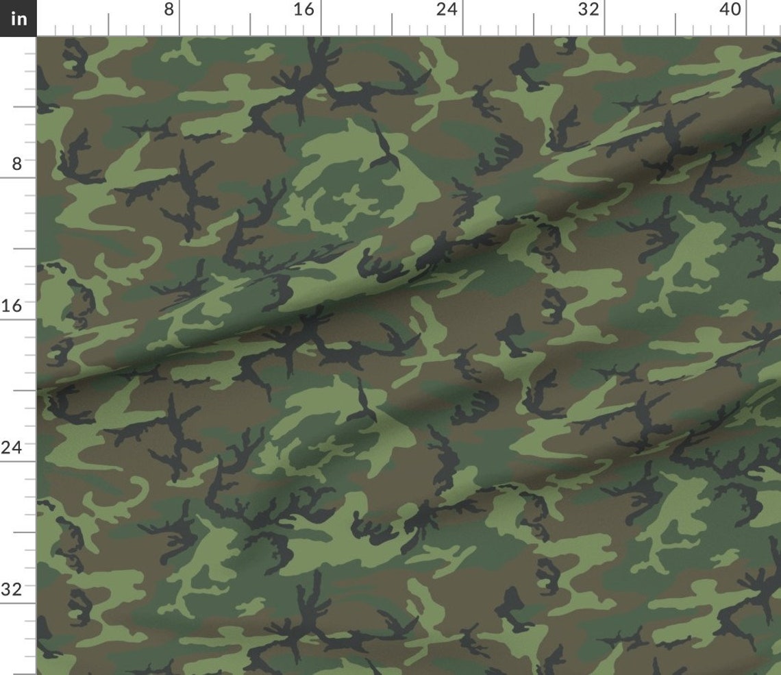 Camo Fabric Lime Color Camo by Ricraynor ERDL Camouflage | Etsy
