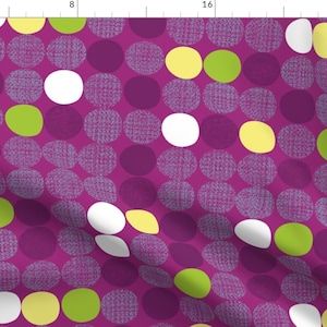 Mardi Gras Fabric - Mardi Gras Beads By Ottomanbrim - Mod Mardi Gras Cotton Fabric By The Yard With Spoonflower