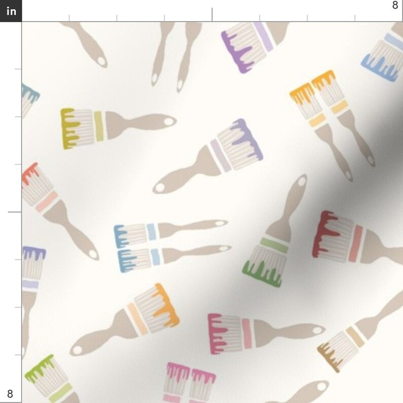 Paintbrush Fabric Paint Can Brush 3 By Leventetladiscorde Etsy