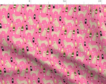 Golden Retriever Fabric - Golden Retriever Fabric Uk, Golden Retriever Fabric By The Yard, Dog Fabric, Dog Fabric By The Yard, By Petfriendl