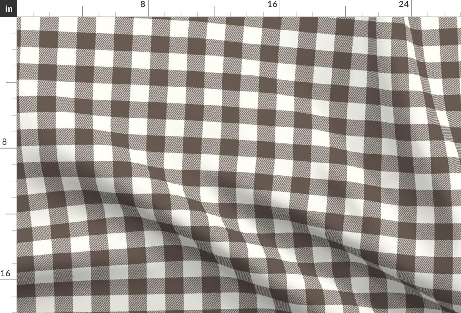 Timber Plaid Gingham Plaid Fabric - Plaid - Timberland by Littlearrowdesign ...