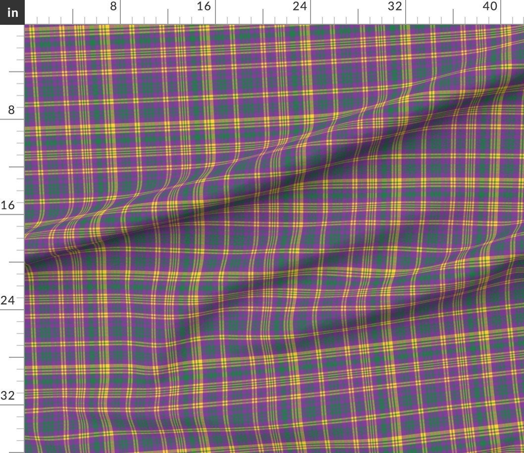 mardi gras plaid shirt