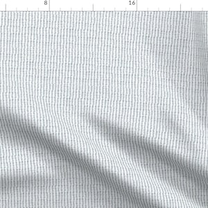 Blue Sashiko Stitch Fabric - Stitches On White By Marketa Stengl - Navy + White Japanese Sashiko Cotton Fabric By The Yard With Spoonflower
