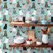 Cat Wallpaper Cats and Donuts Cat Cute Pink by Petfriendly - Etsy