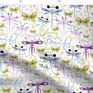 Kettlebell Fabric - Buff Bugs... Strong Is Beautiful! By Pattyryboltdesigns - Kettlebell Exercise Cotton Fabric By The Yard With Spoonflower