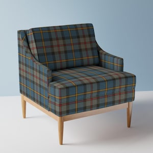 Hunting Tartan Upholstery Fabric- Macleod Green by weavingmajor - Macleod Clan Scottish Traditional  Fabric By The Yard With Spoonflower
