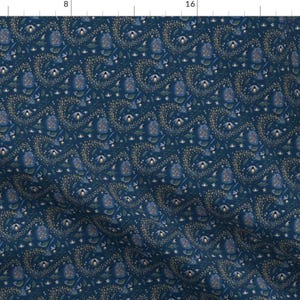 Fireflies Fabric - Catching Fireflies Micro by thestorysmith - Small Scale Whimsical Kids Summer Childhood Fabric by the Yard by Spoonflower
