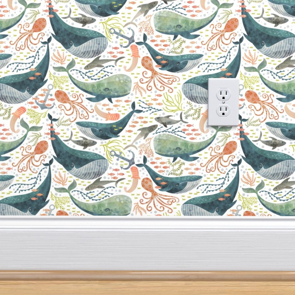 Nautical Wallpaper Nautical Sea by Cjldesigns Nautical | Etsy