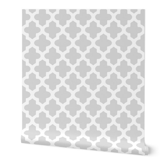 Peel-and-Stick Removable Wallpaper Lattice Modern Pearlphire Moroccan Quatrefoil Peel-and-Stick Removable Wallpaper Lattice Modern Pearlphire Moroccan Quatrefoil