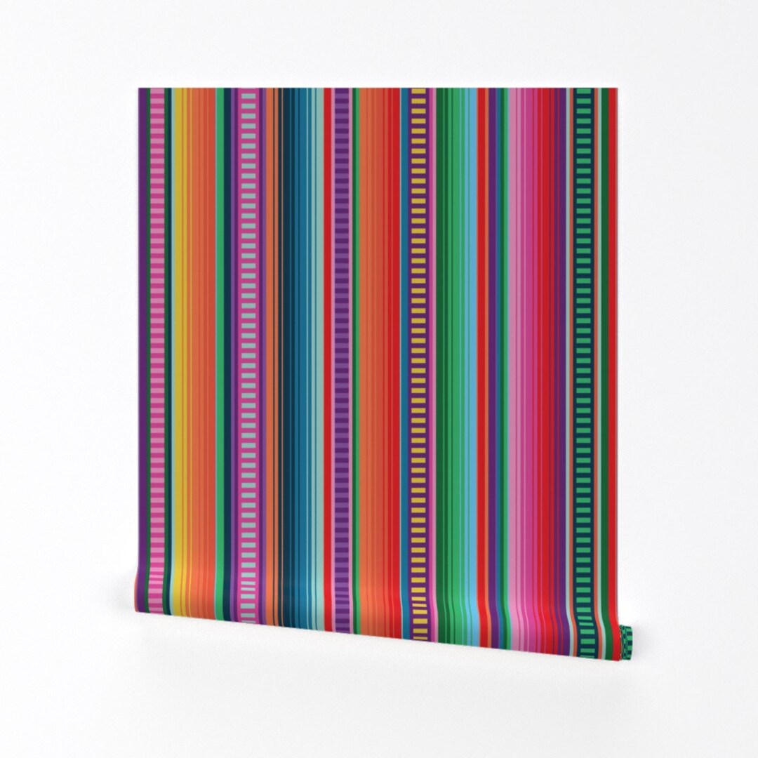 Mexican Blanket Wallpaper Mexican Blanket by Anchored by Love Stripe