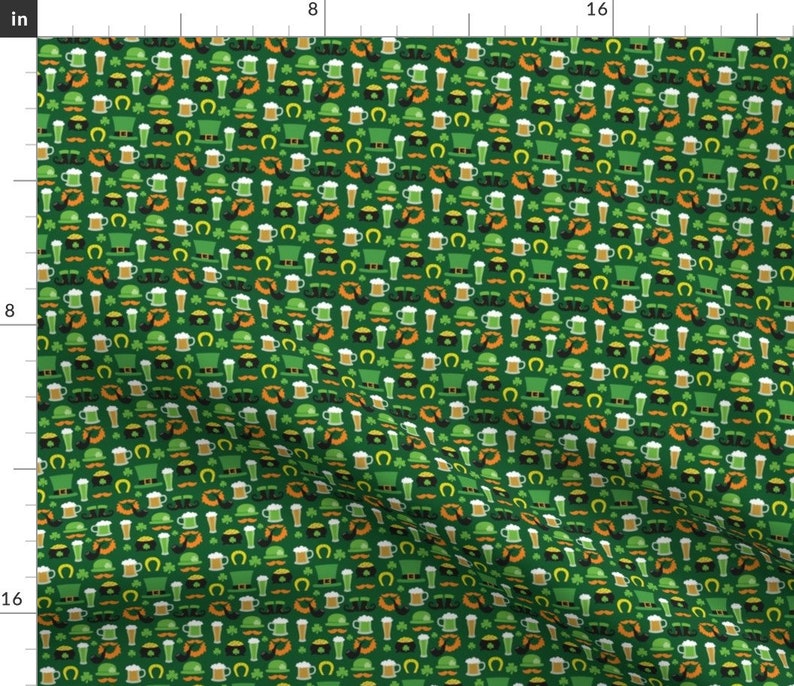 st paddys day knit fabric