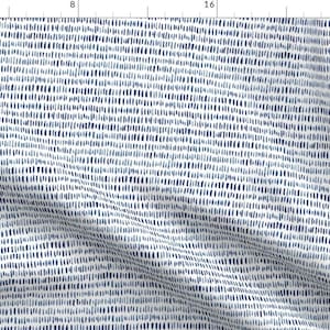 Blue Fabric - Watercolor Scribbles Small by dinamae - Watercolor Watercolour Lines Doodle Scribble Indigo Fabric by the Yard by Spoonflower