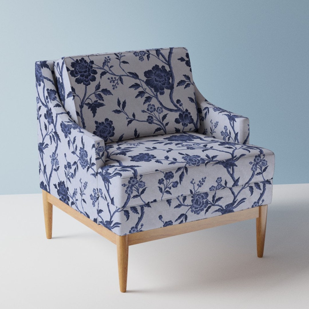 Vintage Chintz Upholstery Fabric the Charm Centuries by Andrea_haase