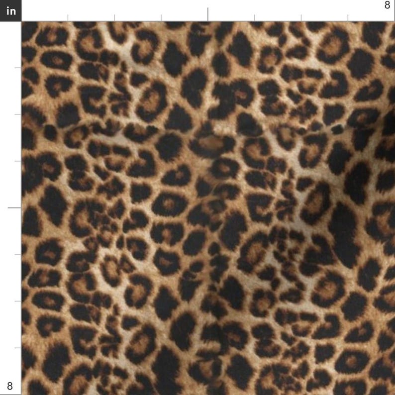 Cheetah Fabric - Cheetah Leopard By Parisbebe - Brown Tan Realistic Animal Print Safari Africa Cotton Fabric By The Yard With Spoonflower image 3