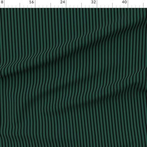 Green Stripe Fabric - Haunted By Mountainflowr - Green Black Halloween Dark Gothic Emerald Decor Cotton Fabric By The Yard With Spoonflower imagen 2