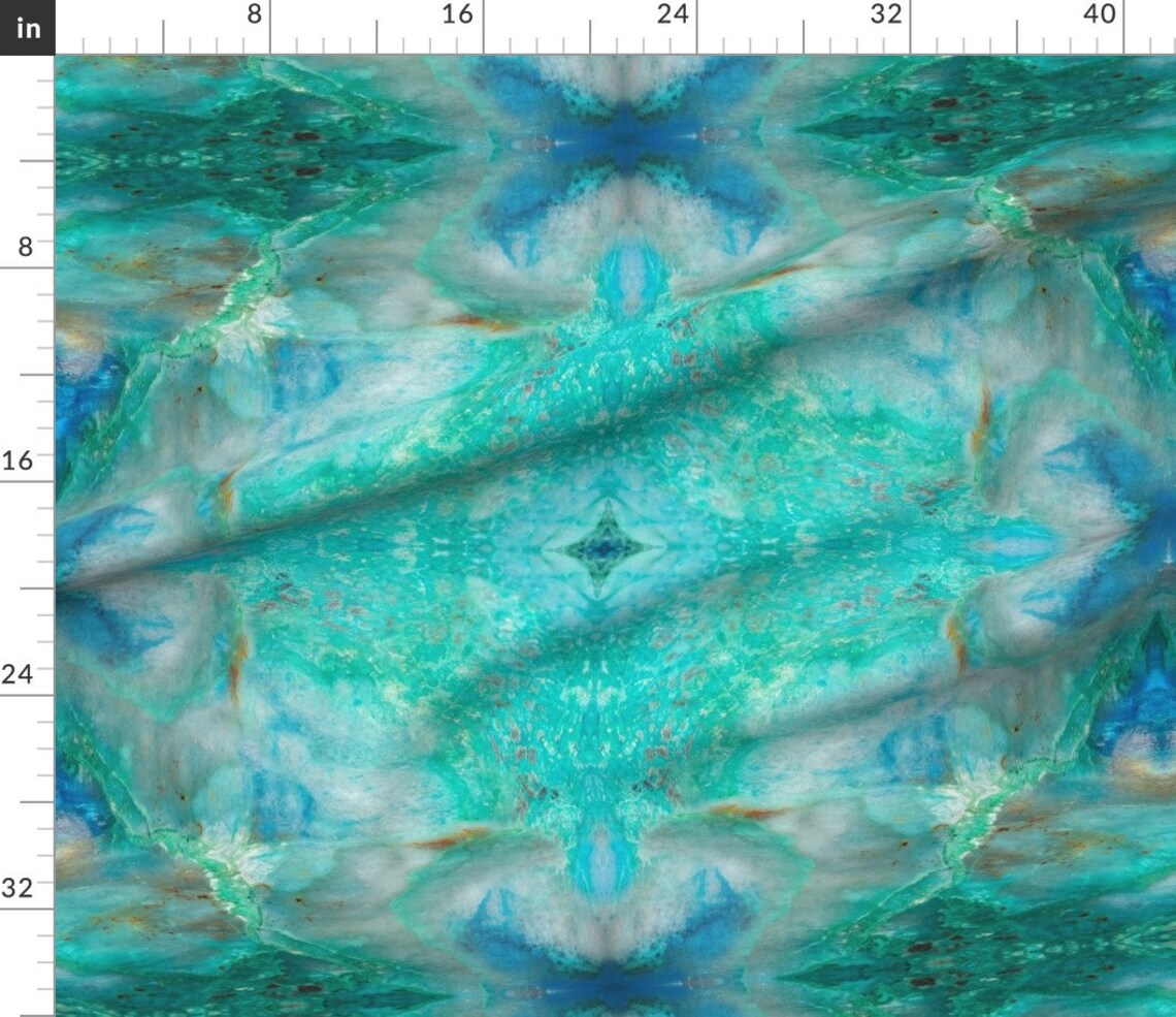 Abstract Minerals Fabric Quantum Quattro by Lightning Seeds® Etsy