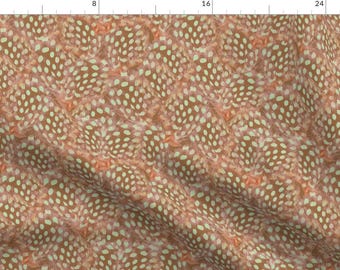 Feathers Fabric - Plumes In Spring Nest By Willowlanetextiles - Faux Feathers Rustic Woodland Cotton Fabric By The Yard With Spoonflower