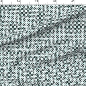 Wheels Fabric - Bicycle Blue Off-Road Mountain Bike Motocross Dirt Bike By Littlearrowdesign - Cotton Fabric By The Yard With Spoonflower zdjęcie 2