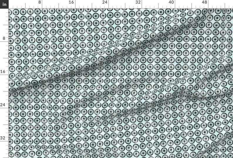Wheels Fabric - Bicycle Blue Off-Road Mountain Bike Motocross Dirt Bike By Littlearrowdesign - Cotton Fabric By The Yard With Spoonflower zdjęcie 2