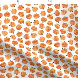 Pumpkins Fabric - Pumpkin Toss By Littlearrowdesign - Fall Halloween Thanksgiving Harvest Patch Cotton Fabric By The Yard With Spoonflower