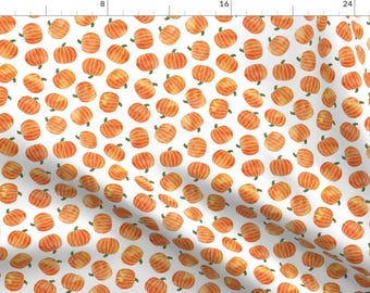 Pumpkins Fabric - Pumpkin Toss By Littlearrowdesign - Fall Halloween Thanksgiving Harvest Patch Cotton Fabric By The Yard With Spoonflower