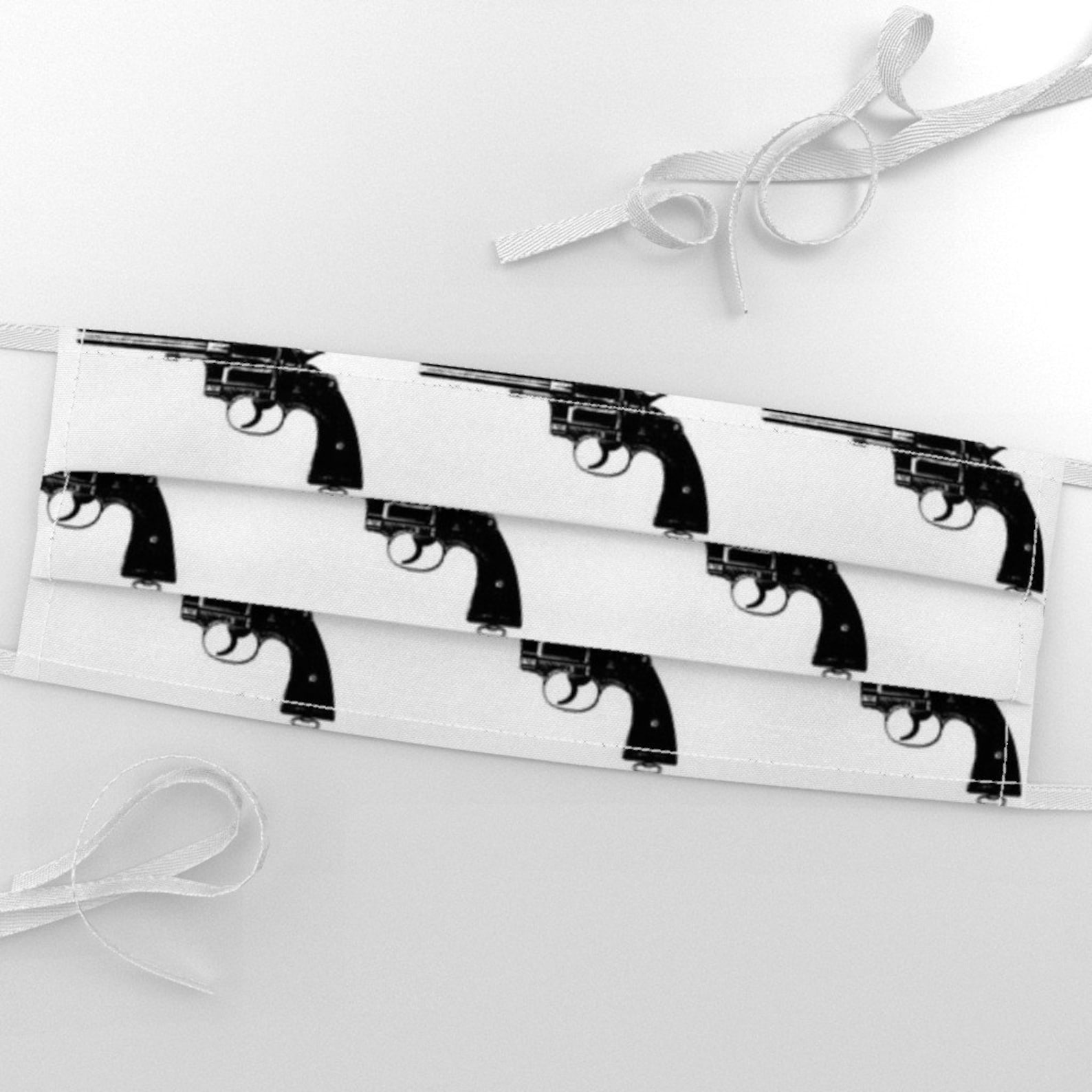 Revolver Fabric Revolvers By Thin Line Textiles Hand Gun Etsy