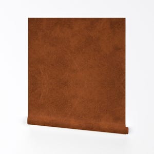 Braune Wieder ablösbare Tapete mit Modernem Muster Kunstleder Cognac - Kunstleder Tapete - Kunstleder by hipkiddesigns