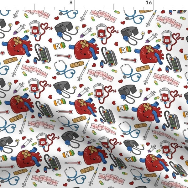 Medical Fabric by the Yard Etsy