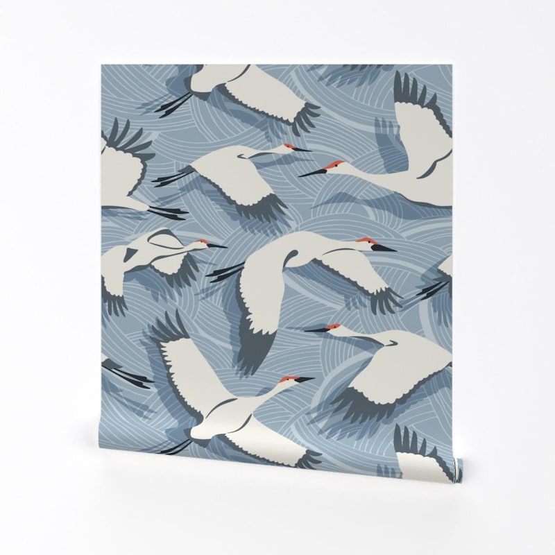 Egret Wallpaper Etsy