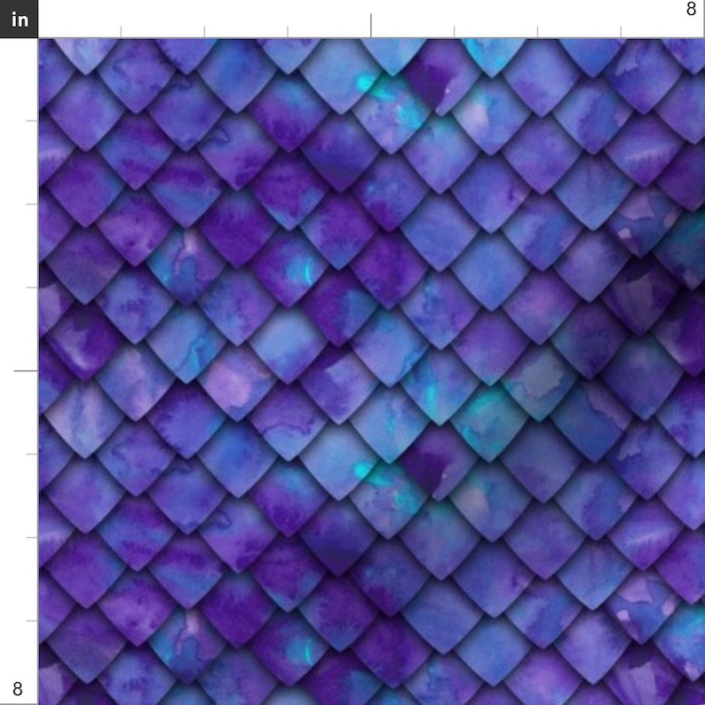 Dragon Scale Fabric Dragon Scales Purple by Etsy