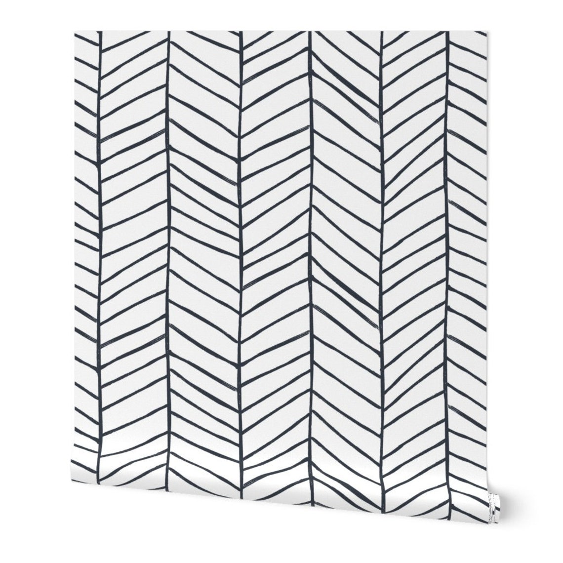 Herringbone Wallpaper Herringbone by Jillcookdesigns Etsy