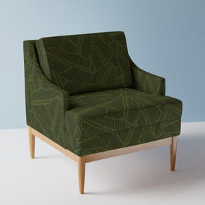 Tropical Leaf Upholstery Fabric- Banana Leaves by lbaron - Dark Green Tropical Jungle Summer  Fabric By The Yard With Spoonflower