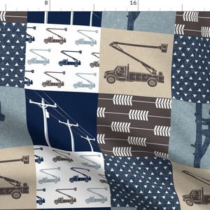 Arrow Quilt Fabric - Lineman Patchwork - Tan Brown - Arrows By Littlearrowdesign - Arrow Cotton Fabric By The Yard With Spoonflower