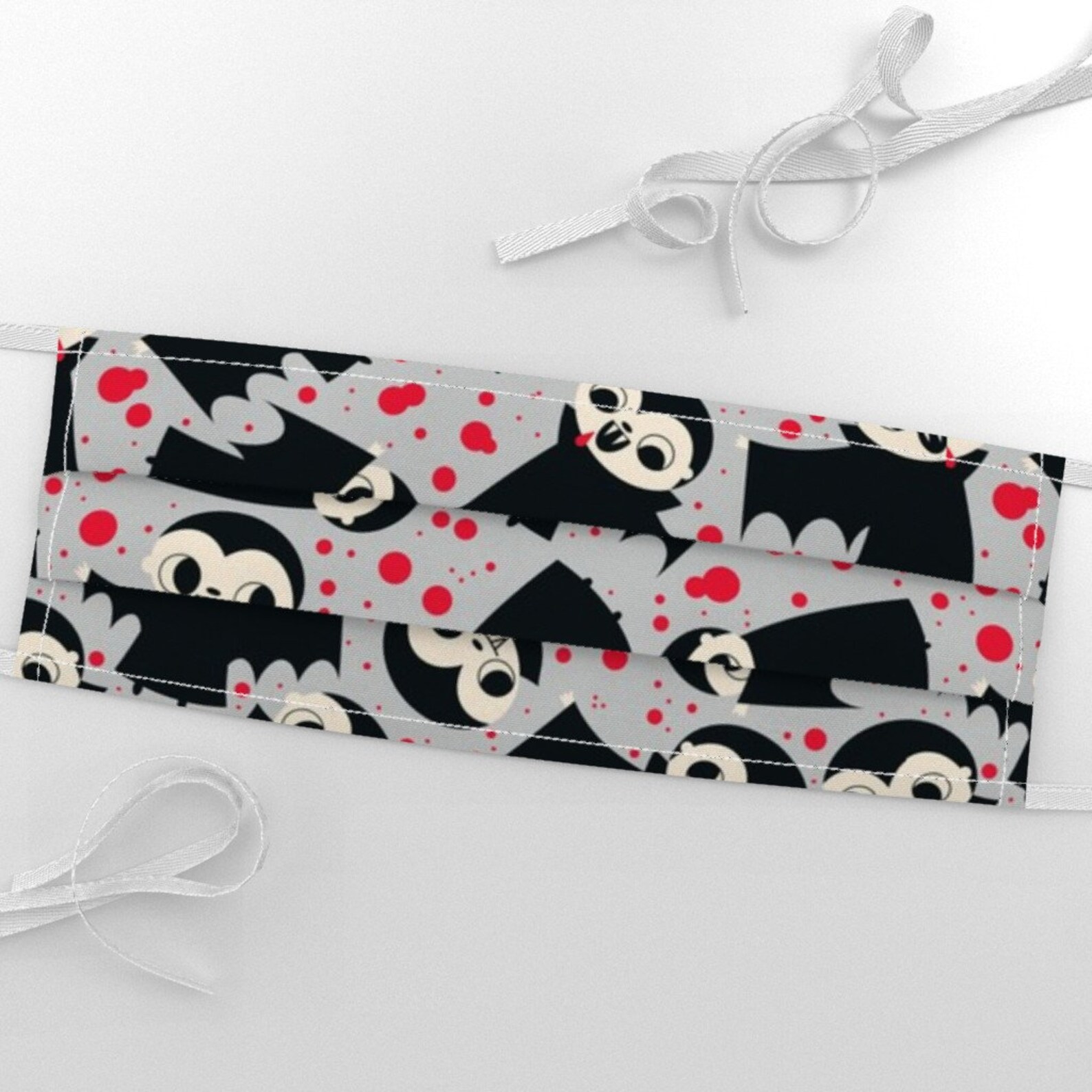 Vampire Fabric Vampire Fabric Gray By Heidikenney Etsy