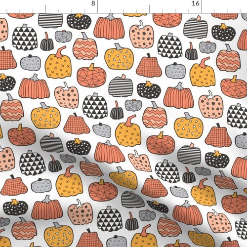 Patterned Black pumpkin with wire gauze