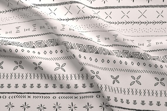 Boho Fabric Boho Print By Shelbyallison Boho Bohemian | Etsy