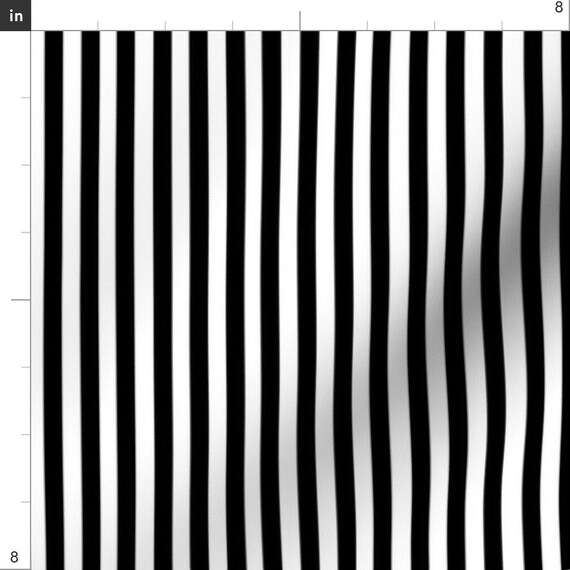 Black and outlet white striped fabric