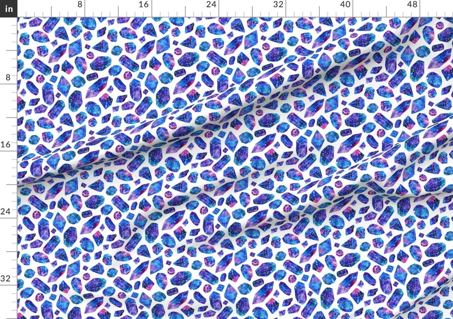 Universe Fabric Magic Crystal By Runlenarun Galaxy Crystal Etsy