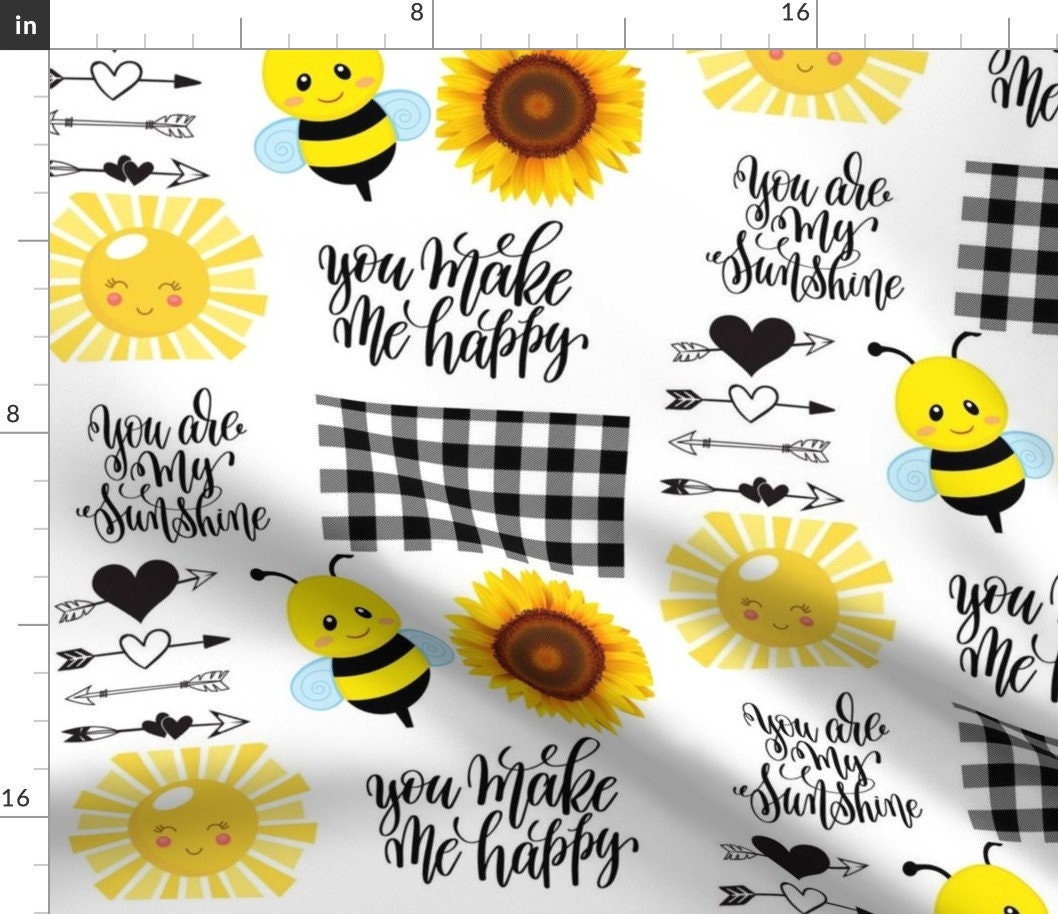 YellowBlack Silk Foulard Home Decorating Fabric Fabric By The Yard